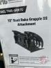 StanForge TMG-SRR75 72&rdquo; Skid Steer Root Rake Grapple, K124 - 2