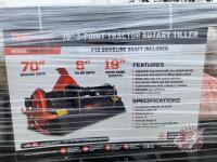 StanForge TMG-RT175 70&rdquo; 3-Point Hitch Rotary Tiller, K124