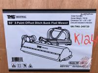 StanForge TMG-TFM050 50&rdquo; 3pt Offset Ditch Bank Flail Mower with 90&deg; Tilt, K124