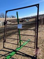 (1) 6' walk through gate w/overhead frame, K51