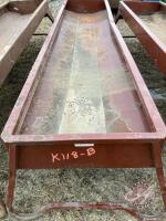 10' Cypress Industries Feed Trough (B), K118