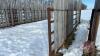30&rsquo; 5 bar free standing combo panel w/ windbreak boards (some boards missing) - 2
