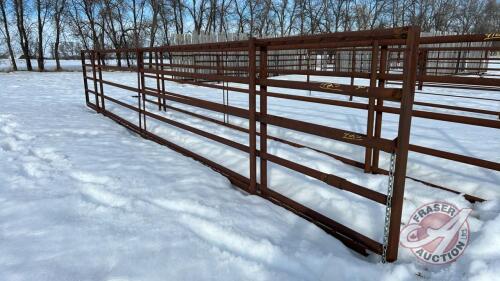 30&rsquo; 5 bar free standing combo panel (no boards)