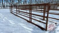 30&rsquo; 5 bar free standing combo panel (no boards)