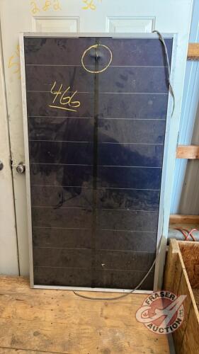 Uni-Solar 64W solar panel (AS IS for parts, Incomplete)