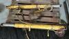 Pallet w/ (2) NH TR96 combine header lift cylinders, Hyd orbit motor, Rock screen for truck hitch - 2