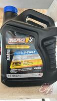 New 3.78L Jug of MAG 1 TC-W3 marine 2 cycle engine oil