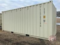 20' Shipping Container (Tan ) (C), S/N ZCMC2435640, K114