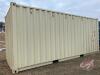 20' Shipping Container (Tan) (D), S/N ZCMC2435524, K114