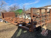 23' x 8.5' steel deck was used for propane tanks, K136