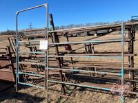 8' 6 bar panel w/ 3' walk thru gate, K34