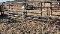12' 6 bar 1" sqr tube panel, K34