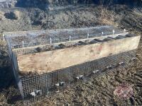 (2) 8' Small Animal Cages, K121
