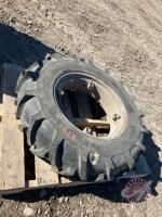 (New) 11.2-24 Rear Tractor Tire w/rim, K131
