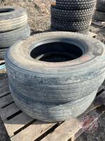 (Used) 315/80R22.5 Michelin highway truck tire (B), K136