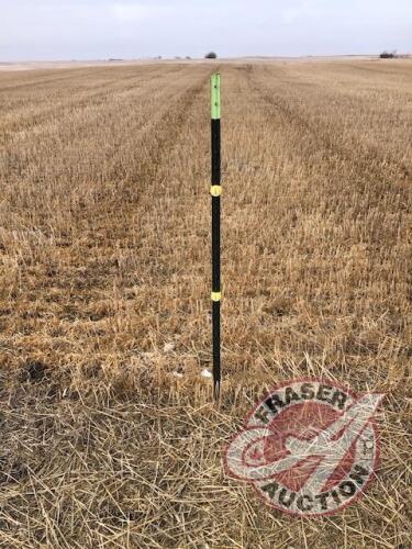 (25) 6' T-Posts with 75 wrap around insulators and 2 electric fence handles (sells as a lot)