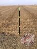 (25) 6' T-Posts with 75 wrap around insulators and 2 electric fence handles (sells as a lot)