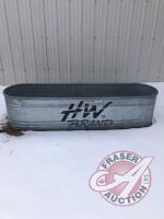 250-gal HW galvanized stock water trough