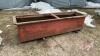 Steel trough