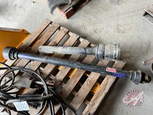 540 Pto shaft and spare shield