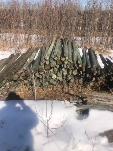 used 2"-4" x 6' fence post