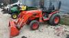 Kubota B2320 HST MFWD tractor, S/N 54963