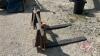 42&rdquo; HD Skidsteer quick attach pallet forks - 4