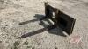 42&rdquo; HD Skidsteer quick attach pallet forks - 5