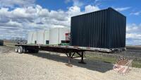 1998, 48&rsquo; Lode King t/a high boy flat deck trailer, VIN: 2LDPF4821WA029367, Owner: Estate of Gilles M Raynaud, Seller: Fraser Auction _____________________