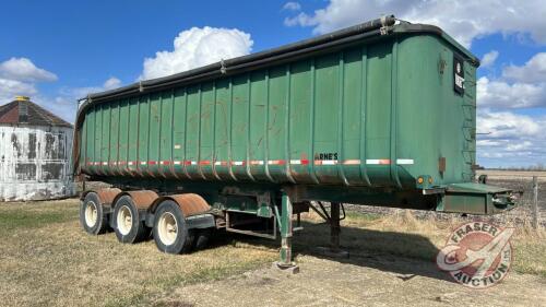 1990, 29&rsquo; Arnie&rsquo;s tri-axle end dump trailer, SAFETIED, VIN: 2A9073535LA003053, Owner: Estate of Gilles M Raynaud, Seller: Fraser Auction ___________________