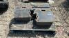 Front weight carrier and suitcase weighs for CaseIH Magnuum tractor - 2