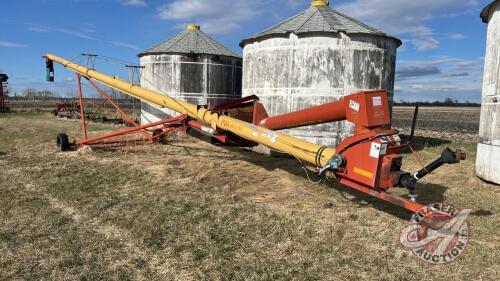Westfield MK100-61 pto swing hopper auger, S/N 126902