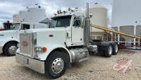 2002, Peterbuilt 378 t/a day cab highway tractor, SAFETIED, 314,887 showing, VIN: 1XPFDB9X82D578397, Owner: Estate of Gilles M Raynaud, Seller: Fraser Auction _______________________