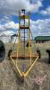 2 wheeled portable GPS tower on wheels (Yellow) - 3