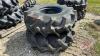 Used 18.4-26 imp tire on black 8 bolt rim