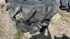 Used 18.4-26 imp tire on black 8 bolt rim - 5