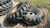 Used 14.9-24 imp tire on 8 bolt rim w/ fluid - 4