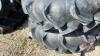 Used 18.4-26 imp tire on white 8 bolt rim - 3