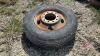 Used 11R24.5 truck tire on rim - 2