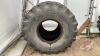 (2) Used Good Year 66x43.00-25NHS Ag tire (tread damage) - 2