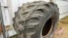 (2) Used Good Year 66x43.00-25NHS Ag tire (tread damage) - 6