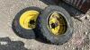 (2) Used 10.5/65-16 imp tires on 6 bolt rim (Sells as a lot as 1 tire is off bead)
