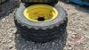 (2) Used 10.5/65-16 imp tires on 6 bolt rim (Sells as a lot as 1 tire is off bead) - 3