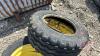 (2) Used 10.5/65-16 imp tires on 6 bolt rim (Sells as a lot as 1 tire is off bead) - 4