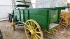 JD Horse drawn wooden grain box wagon - 9