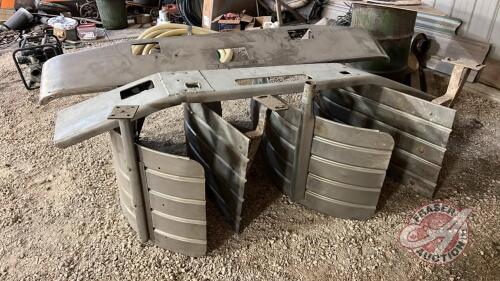 Highway truck fenders and bumpers