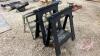 Plastic Stanley sawhorses and aluminum step ladder - 3