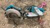 Makita skill saw and Makita belt sander