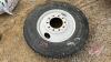 Like New Firestone 11R24.5 truck tire on rim - 5