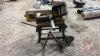 Powerfist 5&rdquo; swivel metal cutting band saw and shop roller